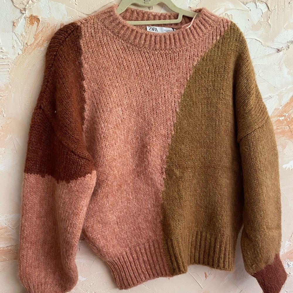 Zara Colorblock Sweater
